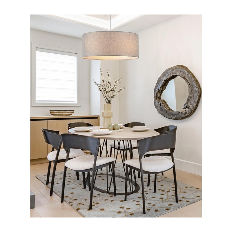 8251/3 MODERNI LN26 530  никель/серый, металл/текстиль Подвес Е27 3*60W 220V NIKKI 6