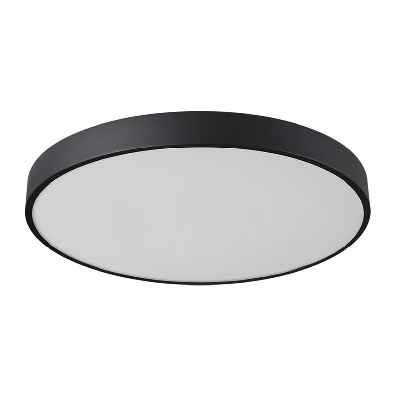 7756/70L MITRA LED SN 539 Светильник металл/акрил/черный LED (60Вт+10Вт) 3000K+3000K D600 IP20 подсветка QUASAR 3