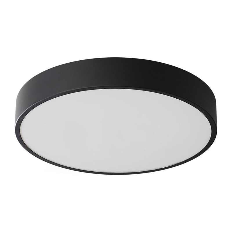 7758/36L MITRA LED SN 539 Светильник металл/акрил/черный LED (30Вт+6Вт) 4000K+4000K D400 IP20 подсветка QUASAR 3