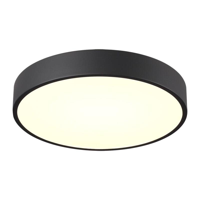 7758/36L MITRA LED SN 539 Светильник металл/акрил/черный LED (30Вт+6Вт) 4000K+4000K D400 IP20 подсветка QUASAR 5