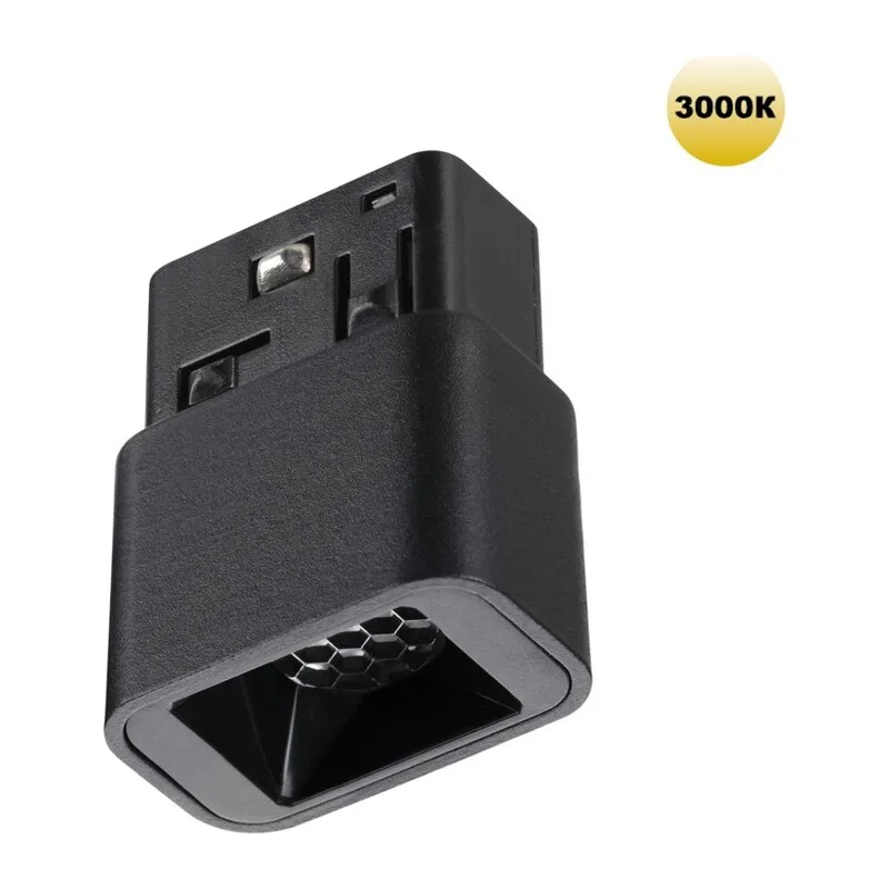 359513 SHINO NT24 164 черный Трековый светильник для низковольтного шинопровода IP20 LED 3W 48V 3000K 120Лм FLUM