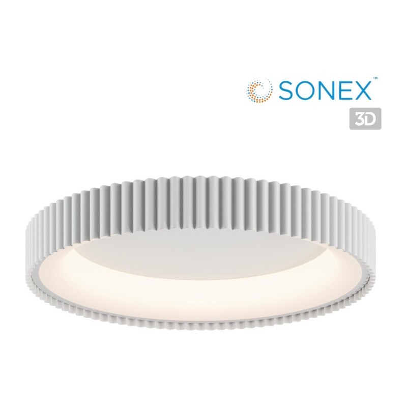 7763/56L AVRA LED SN 576 Светильник металл/белый LED 56Вт 3000/4000/6000K D500 IP43 ССТ SHARMEL 8