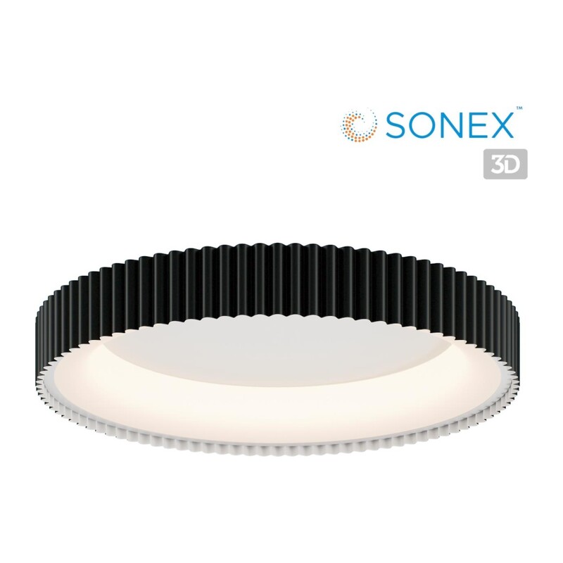 7764/56L AVRA LED SN 576 Светильник металл/белый/черный LED 56Вт 3000/4000/6000K D500 IP43 ССТ SHARMEL 8