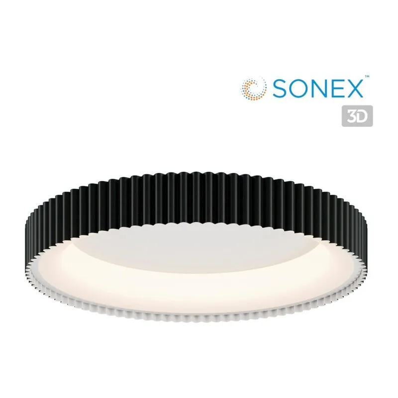 7764/56L AVRA LED SN 576 Светильник металл/белый/черный LED 56Вт 3000/4000/6000K D500 IP43 ССТ SHARMEL 6