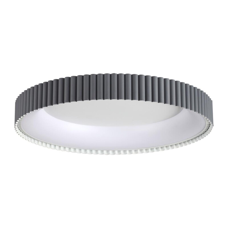 7765/56L AVRA LED SN 576 Светильник металл/белый/серый LED 56Вт 3000/4000/6000K D500 IP43 ССТ SHARMEL 3