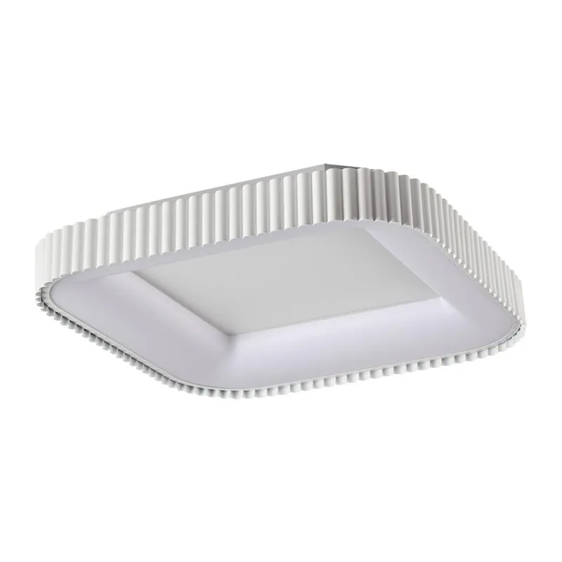 7767/56L AVRA LED SN 578 Светильник металл/белый LED (56Вт+14Вт) 3000-6000K 500х500 IP43 пульт ДУ+подсветка SHARMEL 2