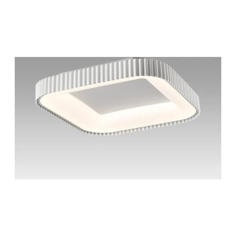 7767/56L AVRA LED SN 578 Светильник металл/белый LED (56Вт+14Вт) 3000-6000K 500х500 IP43 пульт ДУ+подсветка SHARMEL 3