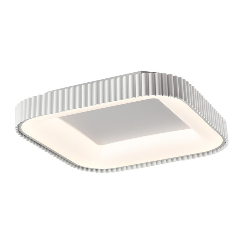 7767/56L AVRA LED SN 578 Светильник металл/белый LED (56Вт+14Вт) 3000-6000K 500х500 IP43 пульт ДУ+подсветка SHARMEL 5