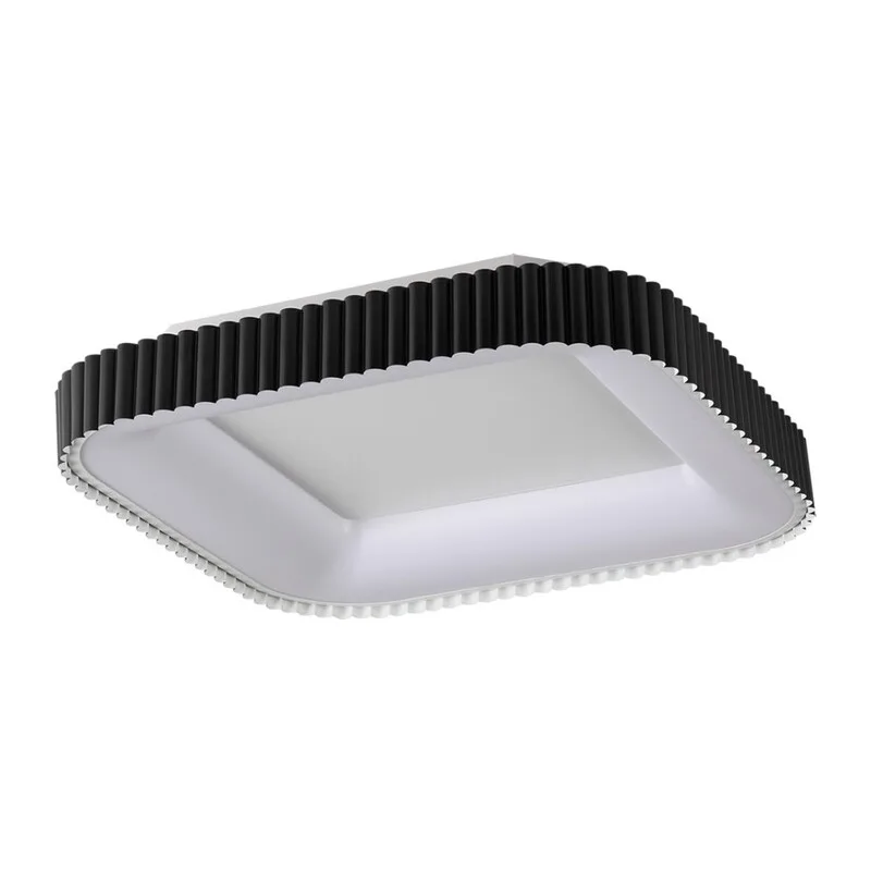 7768/56L AVRA LED SN 578 Светильник металл/белый/черный LED (56Вт+14Вт) 3000-6000K 500х500 IP43 пульт ДУ+подсветка SHARMEL 2