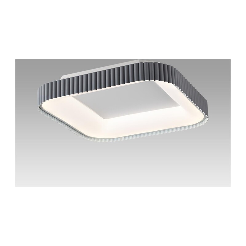 7769/56L AVRA LED SN 578 Светильник металл/белый/серый LED (56Вт+14Вт) 3000-6000K 500х500 IP43 пульт ДУ+подсветка SHARMEL 4