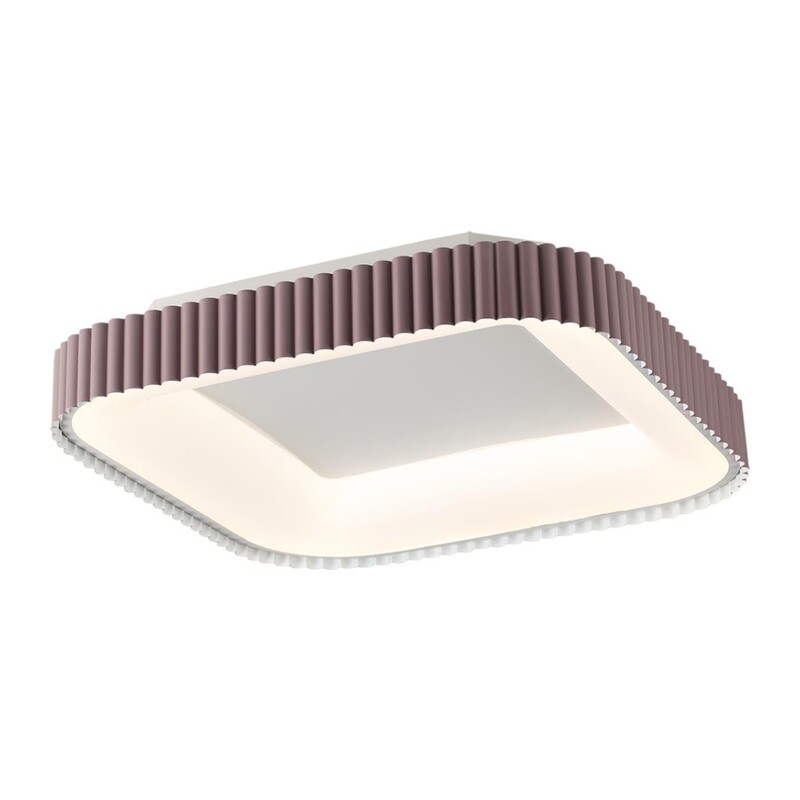 7770/56L AVRA LED SN 578 Светильник металл/белый/мокко LED (56Вт+14Вт) 3000-6000K 500х500 IP43 пульт ДУ+подсветка SHARMEL 5