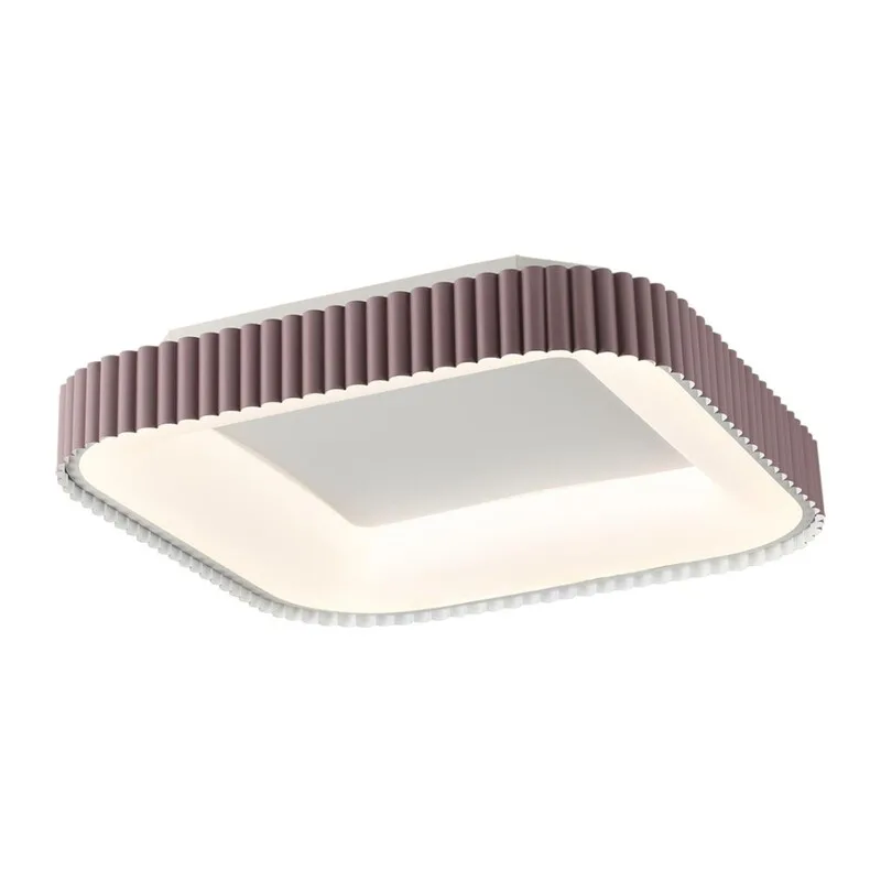 7770/56L AVRA LED SN 578 Светильник металл/белый/мокко LED (56Вт+14Вт) 3000-6000K 500х500 IP43 пульт ДУ+подсветка SHARMEL 4