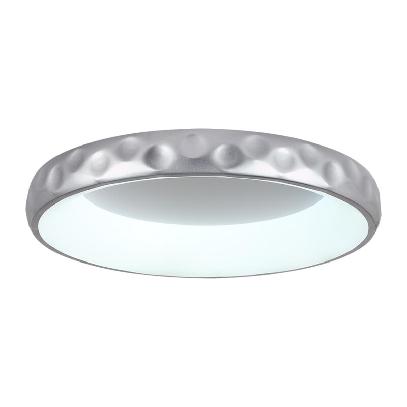 7772/56L AVRA LED SN 566 Светильник металл/белый/серебряный LED 56Вт 3000/4000/6000K D500 IP43 ССТ LACUNA 7