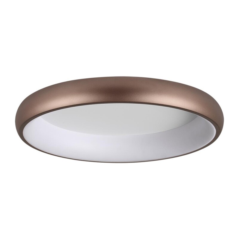 7773/56L AVRA LED SN 565 Светильник металл/белый/кофейный LED 56Вт 3000/4000/6000K D500 IP43 ССТ CHOCO 3