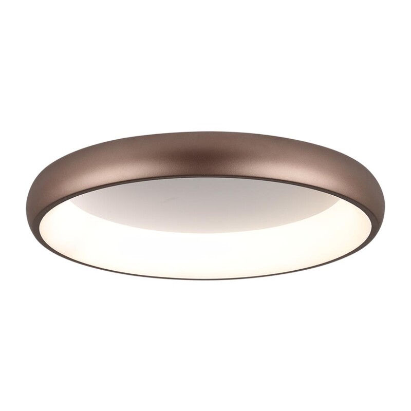 7773/56L AVRA LED SN 565 Светильник металл/белый/кофейный LED 56Вт 3000/4000/6000K D500 IP43 ССТ CHOCO 5