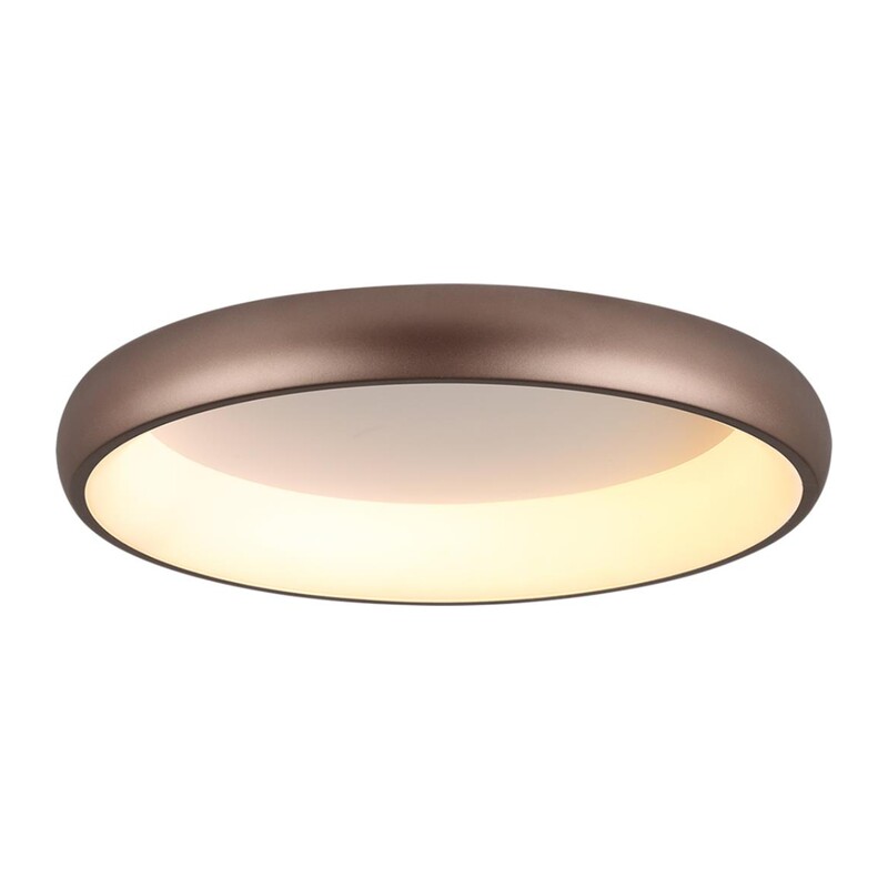 7773/56L AVRA LED SN 565 Светильник металл/белый/кофейный LED 56Вт 3000/4000/6000K D500 IP43 ССТ CHOCO 7