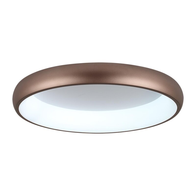7773/56L AVRA LED SN 565 Светильник металл/белый/кофейный LED 56Вт 3000/4000/6000K D500 IP43 ССТ CHOCO 8
