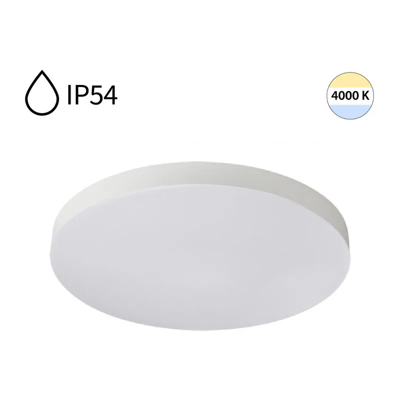 7759/24L MITRA LED SN 545 Светильник пластик/белый LED 24Вт 4000K D300 IP54 GAMMA