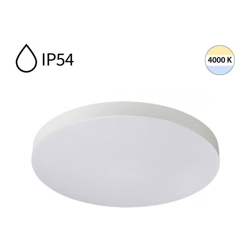 7759/36L MITRA LED SN 545 Светильник пластик/белый LED 36Вт 4000K D400 IP54 GAMMA