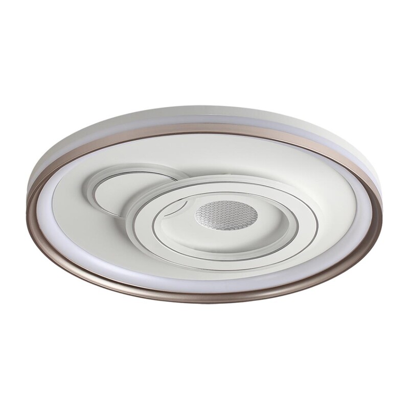 7785/85L PIKO LED SN 607 Светильник металл/белый/бронза LED 85Вт 3000-6500K D490 IP20 пульт ДУ GEMINI 3