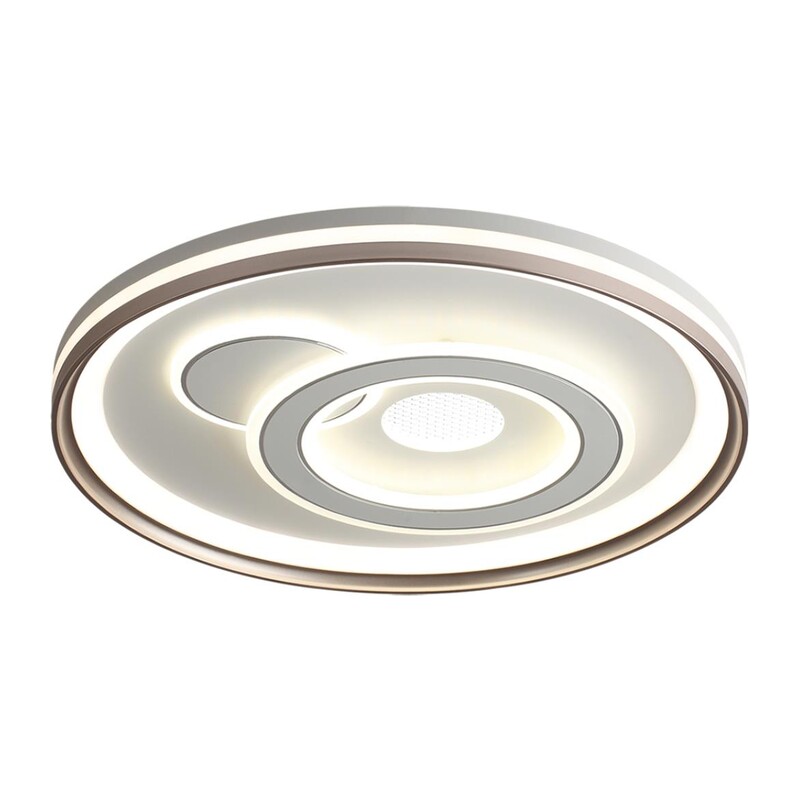 7785/85L PIKO LED SN 607 Светильник металл/белый/бронза LED 85Вт 3000-6500K D490 IP20 пульт ДУ GEMINI 6