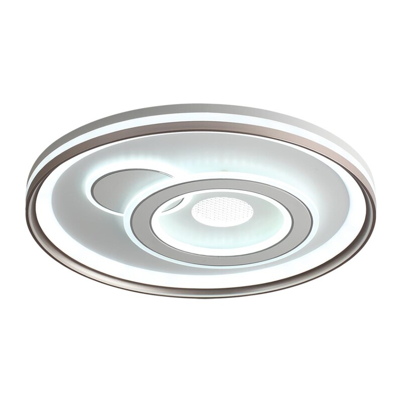7785/85L PIKO LED SN 607 Светильник металл/белый/бронза LED 85Вт 3000-6500K D490 IP20 пульт ДУ GEMINI 8