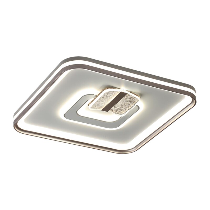 7786/85L PIKO LED SN 607 Светильник металл/белый/бронза LED 85Вт 3000-6500K 490х490 IP20 пульт ДУ GEMINI 6