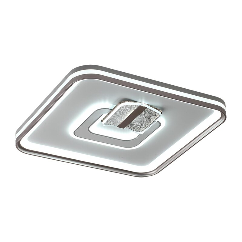 7786/85L PIKO LED SN 607 Светильник металл/белый/бронза LED 85Вт 3000-6500K 490х490 IP20 пульт ДУ GEMINI 8