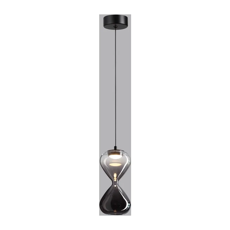 5092/4L PENDANT ODL25 357 черный/прозрачн/дымчатый градиент/металл/стекло Подвес LED 4W 4000K 388Лм GLESSI 2
