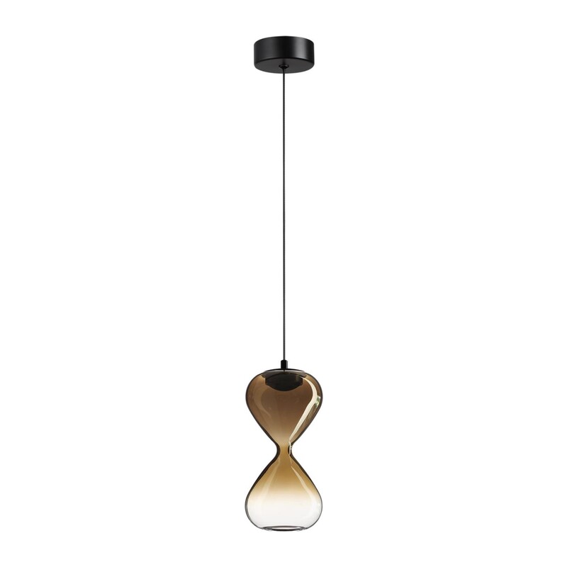 5094/4LA PENDANT ODL25 357 черный/золотой градиент/прозрачн./металл/стекло Подвес LED 4W 4000K 388Лм GLESSI 5