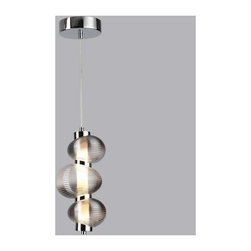 5096/12L L-VISION ODL25 361 хром/дымчатый градиент/металл/стекло Подвес LED 12W 4000K 1492Лм BRUCO 3
