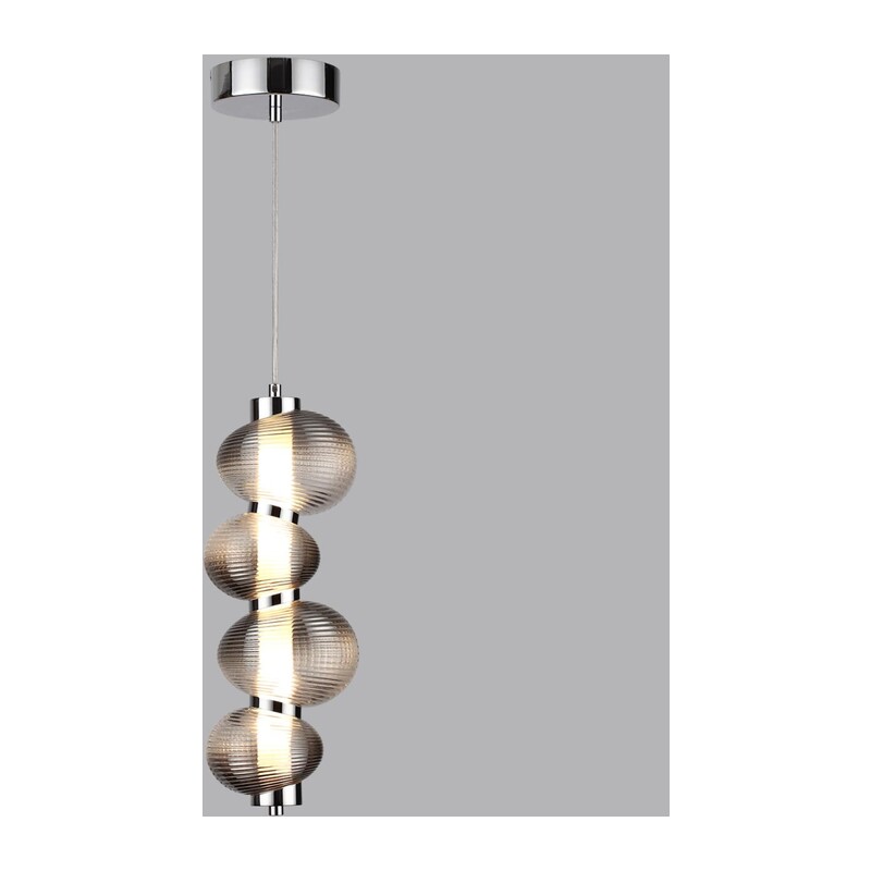 5096/17L L-VISION ODL25 361 хром/дымчатый градиент/металл/стекло Подвес LED 17W 4000K 2686Лм BRUCO 3