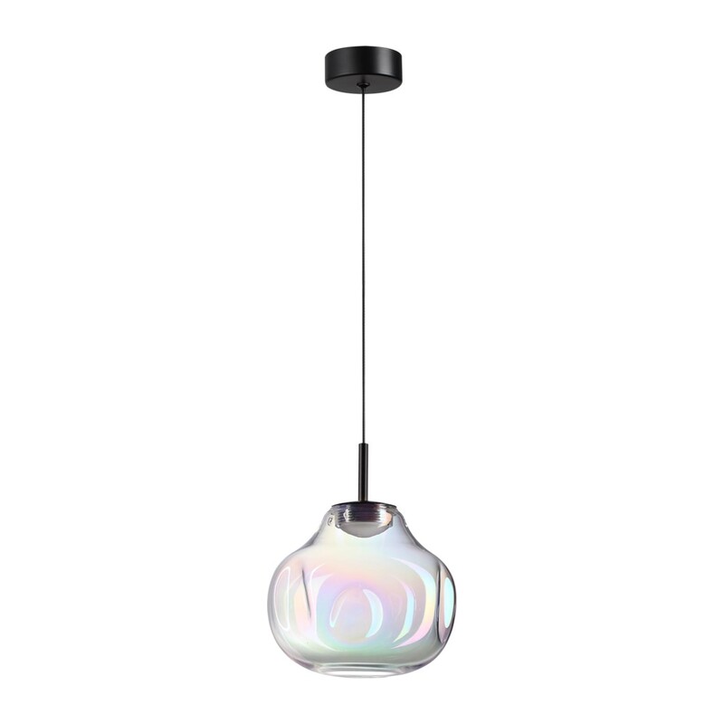 5097/4LB PENDANT ODL25 363 черный/бензиновый/металл/стекло Подвес LED 4W 4000K 388Лм VASO 5