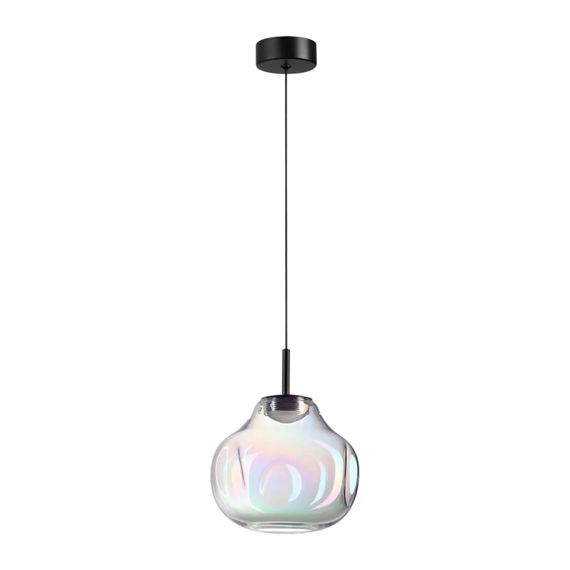 5097/4LB PENDANT ODL25 363 черный/бензиновый/металл/стекло Подвес LED 4W 4000K 388Лм VASO