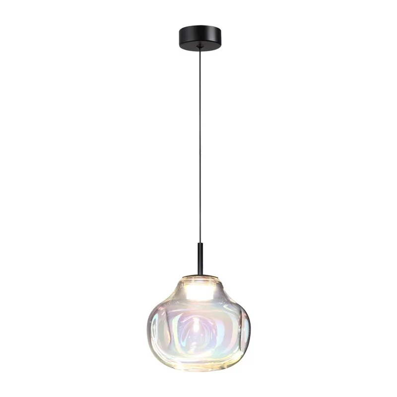 5097/4LB PENDANT ODL25 363 черный/бензиновый/металл/стекло Подвес LED 4W 4000K 388Лм VASO 2