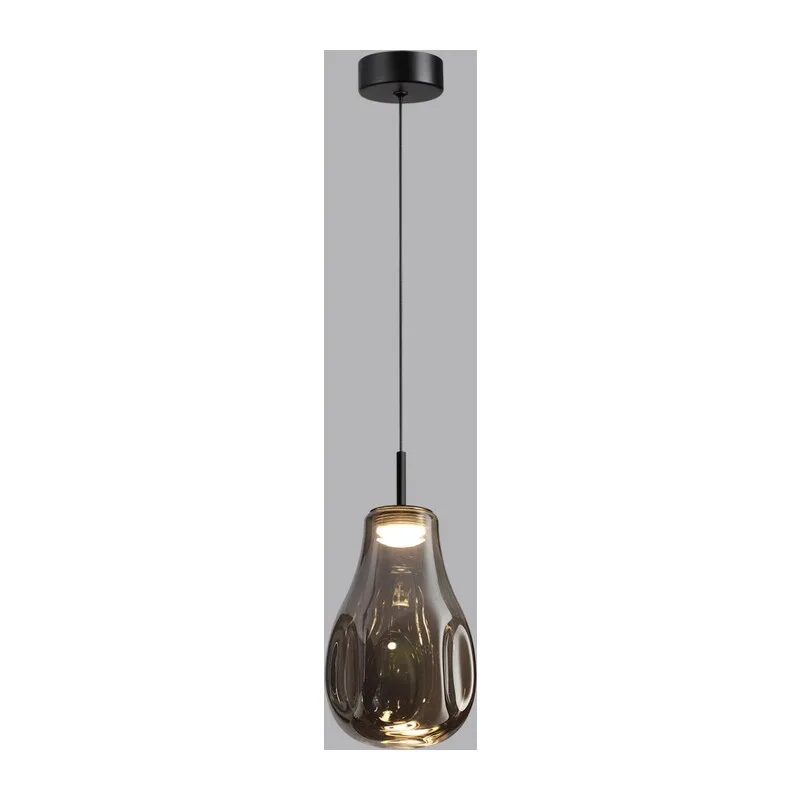 5098/4LC PENDANT ODL25 365 черный/дымчатый/металл/стекло Подвес LED 4W 4000K 388Лм NAVE 3