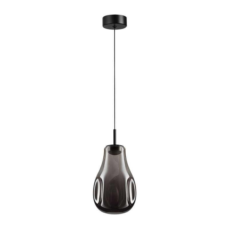 5098/4LC PENDANT ODL25 365 черный/дымчатый/металл/стекло Подвес LED 4W 4000K 388Лм NAVE 5