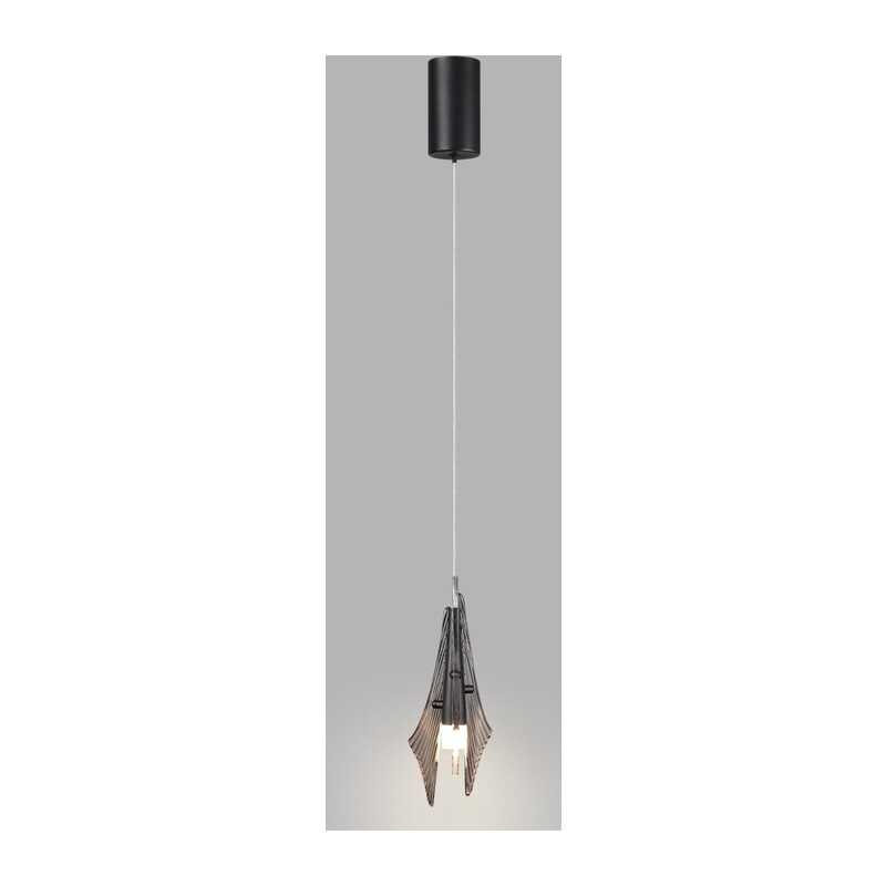 5442/6L L-VISION ODL_EX26 059 черный/дымчатый/металл/стекло/акрил Подвес LED 6W 3000K 633Лм AFALINA 3