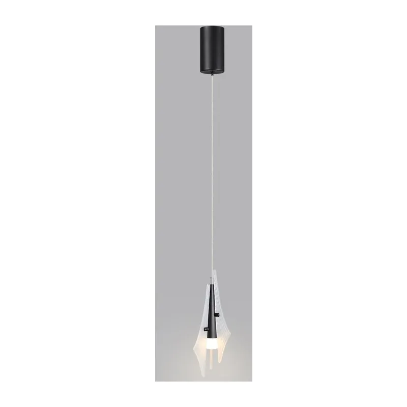 5442/6LA L-VISION ODL_EX26 059 черный/бел.матовый/металл/стекло/акрил Подвес LED 6W 3000K 633Лм AFALINA 2