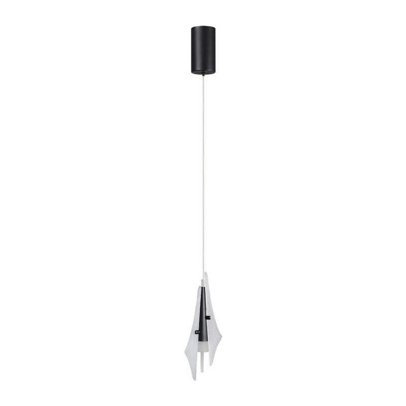 5442/6LA L-VISION ODL_EX26 059 черный/бел.матовый/металл/стекло/акрил Подвес LED 6W 3000K 633Лм AFALINA