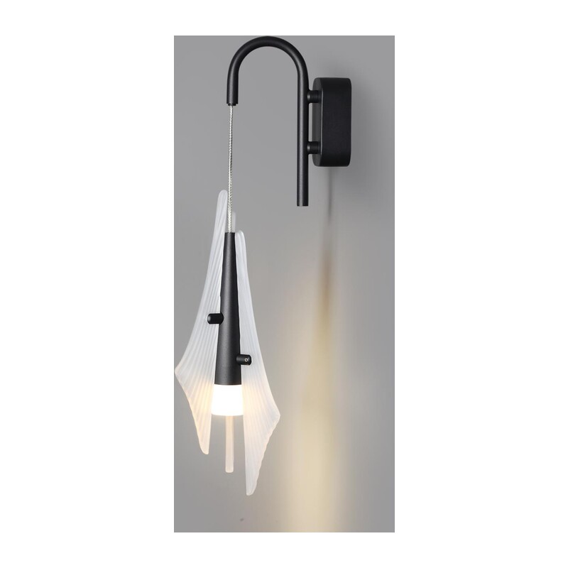 5442/6WLA L-VISION ODL_EX26 059 черный/бел.матовый/металл/стекло/акрил Бра LED*6W 3000K 633Лм AFALINA 3