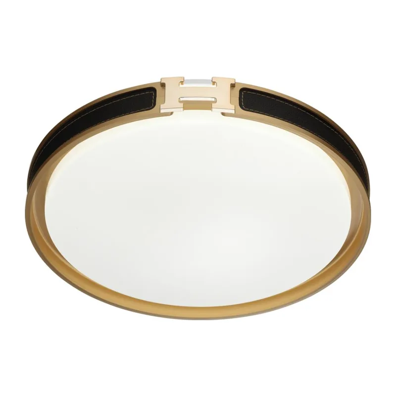7667/ELN COLOR SN 132 Светильник пластик/черн/золот LED 76Вт 3000/4000/6000К D505 IP43 CCT FAVEMO BLACK