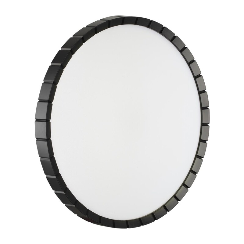 7649/DLN PALE SN 142 Светильник пластик/белый/черный LED 48Вт 3000/4000/6000К D385 IP43 CCT ATABI BLACK