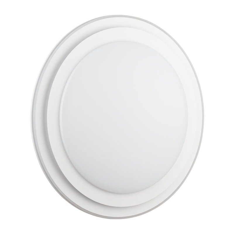 7617/DLN PALE SN 151 Светильник пластик/белый LED 48Вт 3000/4000/6000K D410 IP43 CCT SETTA