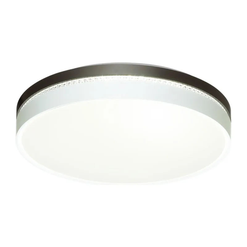7668/DLN COLOR SN 152 Светильник пластик/белый/темно-коричневый LED 48Вт 3000/4000/6000К D415 IP43 CCT NOHAVA BROWN 2