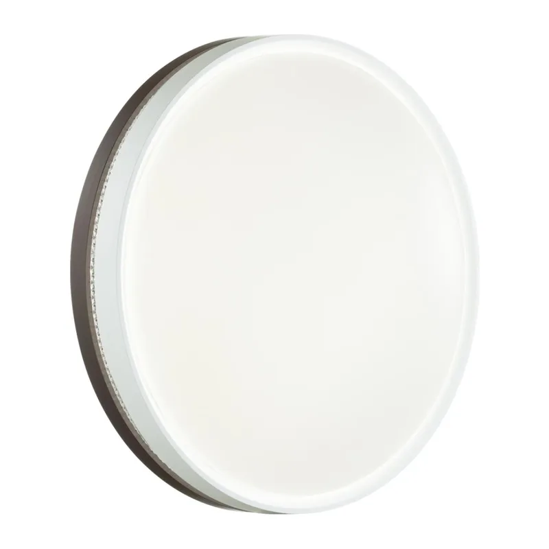 7668/DLN COLOR SN 152 Светильник пластик/белый/темно-коричневый LED 48Вт 3000/4000/6000К D415 IP43 CCT NOHAVA BROWN