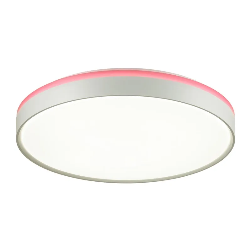 7708/ELN COLOR SN 154 Светильник пластик/розовый LED 76Вт 3000/4000/6000К D500 IP43 CCT KEZO PINK