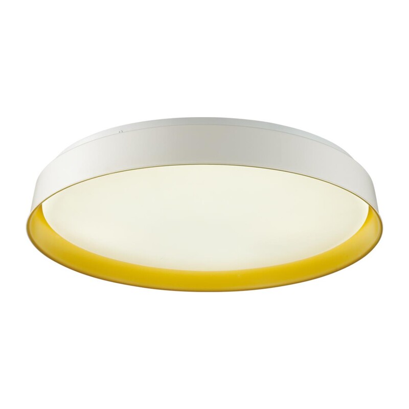 7711/ELN COLOR SN 157 Светильник пластик/желтый LED 76Вт 3000/4000/6000К D510 IP43 CCT TUNA YELLOW 4