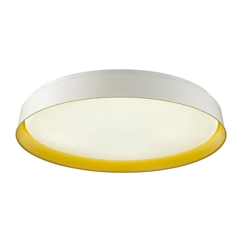 7711/ELN COLOR SN 157 Светильник пластик/желтый LED 76Вт 3000/4000/6000К D510 IP43 CCT TUNA YELLOW 3
