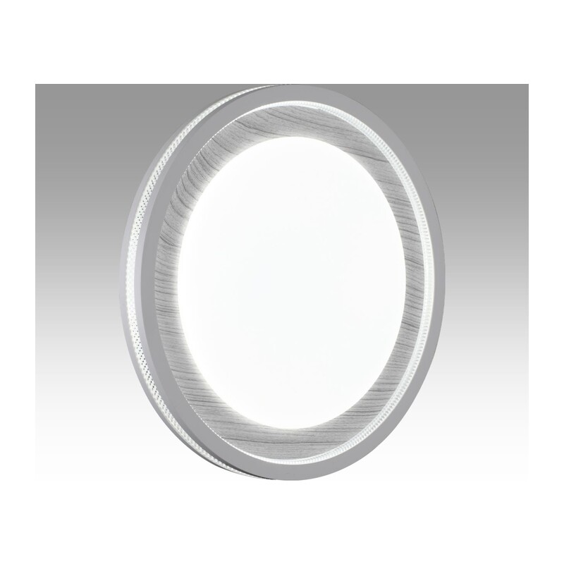 7681/ELN COLOR SN 164 Светильник пластик/сер под дер LED 76Вт 3000/4000/6000K D480 IP43 CCT MAVI WOOD 3